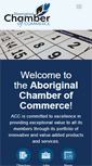 Mobile Screenshot of aboriginalchamber.ca